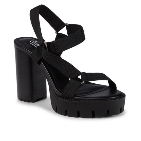 Charles by Charles David Vast Webbing Platform Sandals - Picture 1 of 9